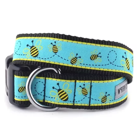 Worthy Dog Busy Bee Adjustable Dog Collar Dog Basic Collars