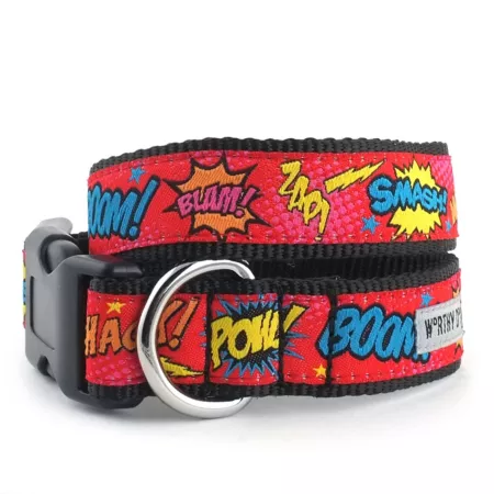 Worthy Dog Adjustable Cartoon Dog Collar Dog Basic Collars