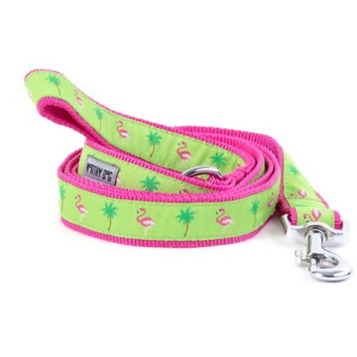 Worthy Dog Flamingos Nylon Dog Lead