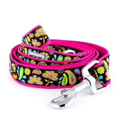 Worthy Dog Floral Paisley Dog Lead, 5/8 in. x 5 ft.