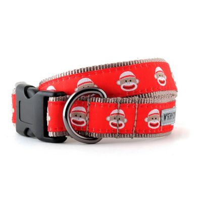 Worthy Dog Adjustable Sock Monkey Dog Collar