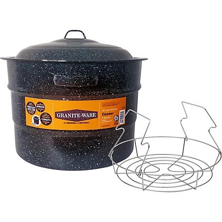 Granite Ware 21.5 qt. Water Bath Canner and Rack
