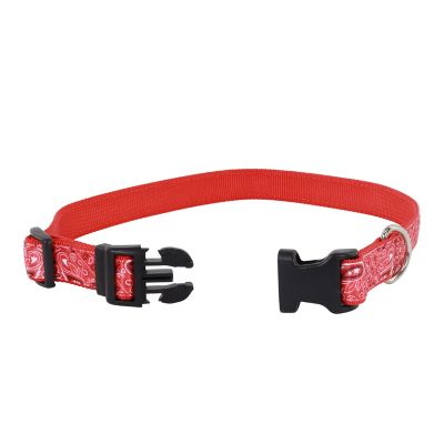 Image showing  Adjustable Ribbon Overlay Dog Collar