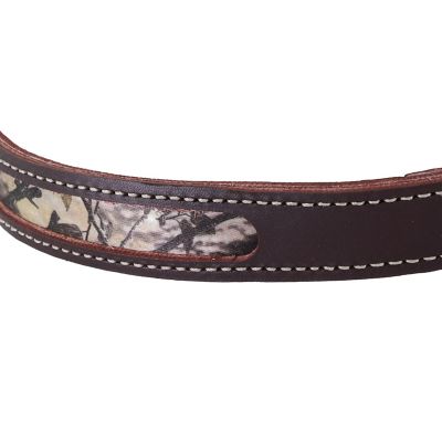 Image showing  Adjustable Camo Leather Fashion Dog Collar