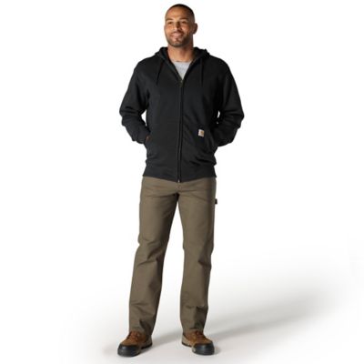 Image showing 3 th Carhartt Men's Rain Defender Loose Fit Heavyweight Full-Zip Hoodie