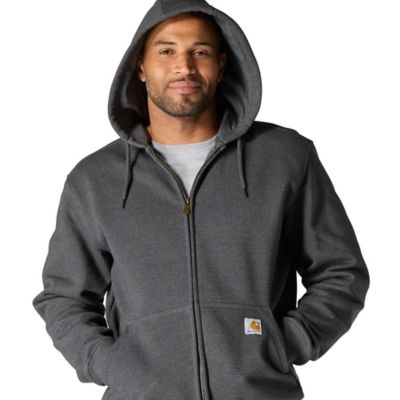 Image showing 4 th Carhartt Men's Rain Defender Loose Fit Heavyweight Full-Zip Hoodie