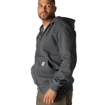 Image showing 1 th Carhartt Men's Rain Defender Loose Fit Heavyweight Full-Zip Hoodie