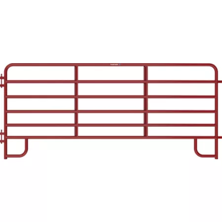 Tarter Heavy Duty Red Corral Board 12 ft 6 Bars 2 in Tube Corral Panels & Gates