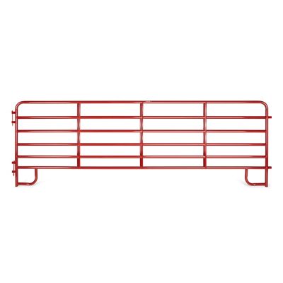 Tarter 16 ft. 2 in. 6-Bar Extra Heavy-Duty Red Corral Panel, 153 lb.