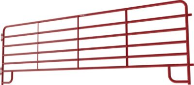 Image showing  16 ft. 6-Bar Extra Heavy-Duty Red Corral Panel, 2 in. Tube