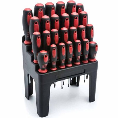 JobSmart 26Pc Screwdriver Set With Rack Crv