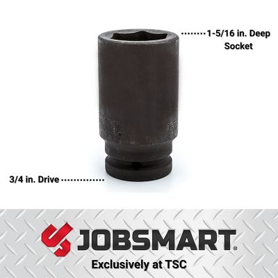 Image showing  3/4 in. Drive SAE 1-5/16 Impact Socket Deep