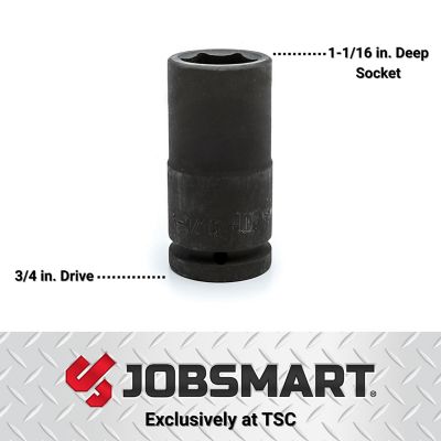 Image showing  3/4 in. Drive SAE 1-1/16 Impact Deep Socket