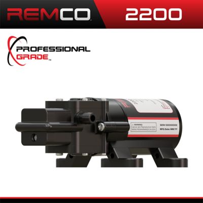 Remco 1.0 GPM Economy Plus 2200 12V Sprayer Pump with 3/8 in. HB Ports, 40 PSI, On Demand