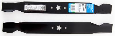 Image showing  42 in. Side Discharge Lawn Mower Blades for AYP, Craftsman, EHP, Huskee, Husqvarna, Poulan and More Mowers, 2-Pack