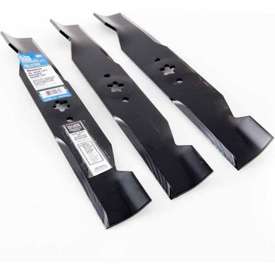 Arnold 48 in. Deck High-Lift Bagging Lawn Mower Blade Set for Ariens, AYP, Craftsman, Electrolux and More Mowers, 3 pk. Blades