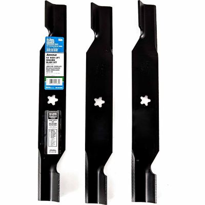 Arnold 54 in. Deck High-Lift Bagging Lawn Mower Blade Set for Ariens, AYP, Craftsman, Electrolux and More Mowers, 3 pk. mower blades