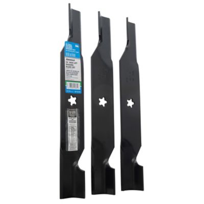 Image showing  54 in. High-Lift Lawn Mower Blades for Ariens, AYP, Craftsman, Electrolux and More Mowers, 3-Pack