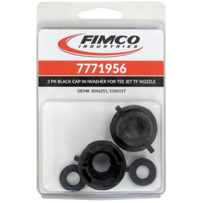 Fimco 1/2 in. Spray Nozzle Caps, Black, 2-Pack