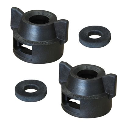 Image showing  1/2 in. Spray Nozzle Caps, Black, 2-Pack