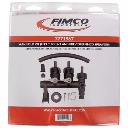 Fimco Complete Sprayer Manifold Kit 8 Piece. Ag Sprayers Pumps & Repair