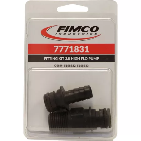 Fimco 1/2 in Port Fittings for 3.8 and 4.5 GPM High Flo Pumps 2 Pack Ag Sprayer Fittings