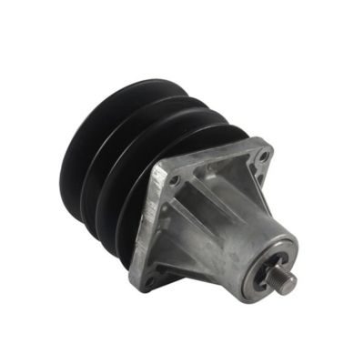 Image showing  Lawn Mower Deck Spindle Assembly with Double Pulley for Craftsman, Cub Cadet, MTD, Troy-Bilt and White Outdoor Models