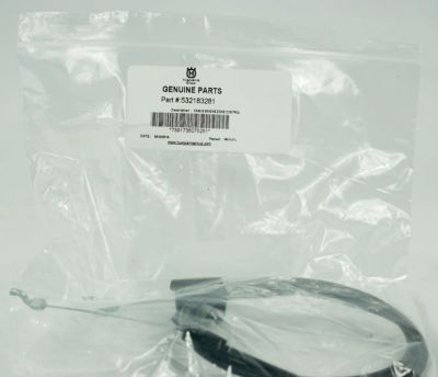 Image showing  51.25 in. Lawn Mower Engine Stop Cable for Craftsman, Husqvarna and Poulan Pro Models