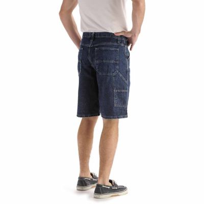 HOT Mens Denim Shorts Jeans Relaxed Fit Workwear Cargo Baggie Pant Plus Size