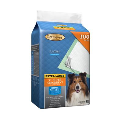 Retriever Unscented Super Absorbent Dog Training Pads, XL, 100 ct.