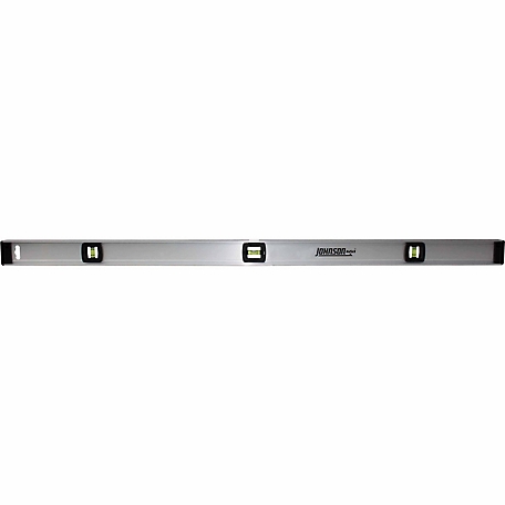 Johnson Level & Tool 48 Aluminum Straight Edge Ruler - 1/8 & 1/16