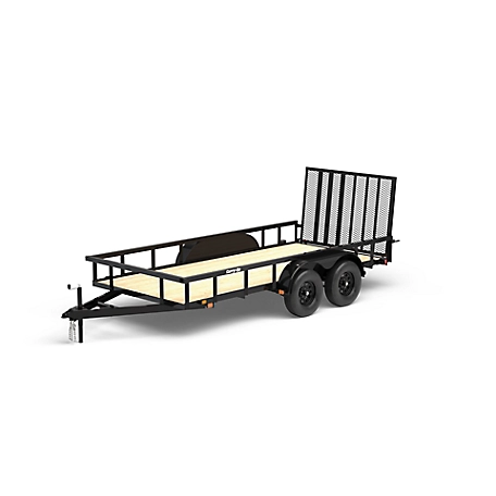 Carry-On Trailer 6.3 ft. x 14 ft. Tandem Axle Utility Trailer, 6X14GW2BRK