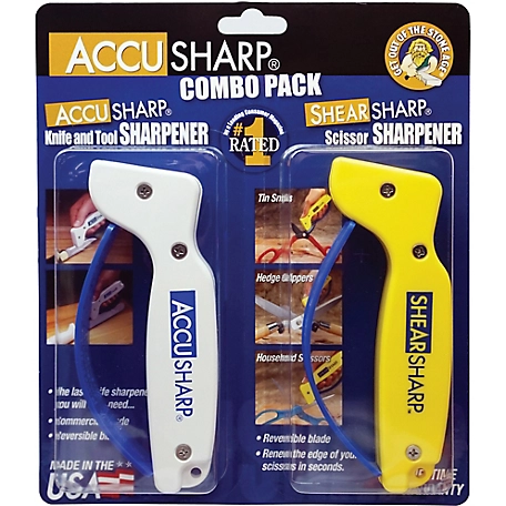 AccuSharp ShearSharp Scissors Sharpener - Sharpener for Scissors, Garden  Shears, Kitchen Shears, Hedge Clippers - Diamond-Honed Tungsten Carbide 
