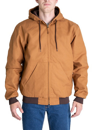 Blue Mountain Duck Quilt-Lined Insulated Hooded Jacket at Tractor ...