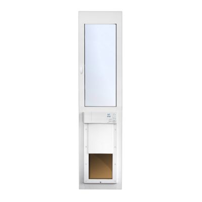 sliding glass dog door with sensor