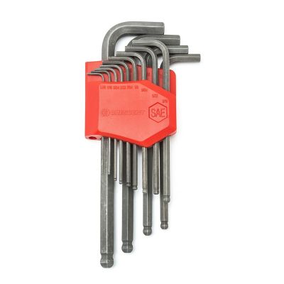 Crescent 13 pc. Long Ball End SAE Hex Key Set