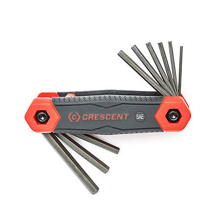9 In 1 Folding Hex Key Allen Wrench Set Repair Tool Bike Compound Recurve Bow 