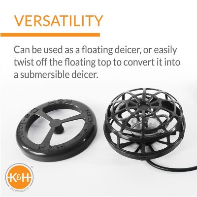 Image showing  250W Thermo-Pond Perfect Climate Deluxe Pond De-Icer, Black