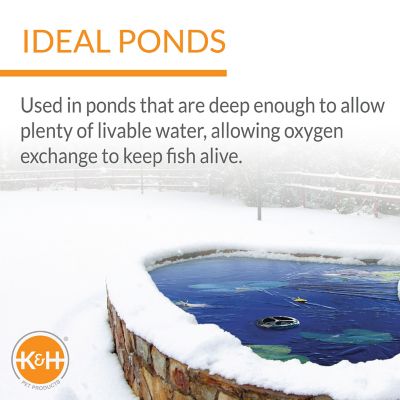 Image showing 7 th K&H Pet Products 250W Thermo-Pond Perfect Climate Deluxe Pond De-Icer, Black