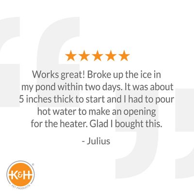 Image showing 9 th K&H Pet Products 250W Thermo-Pond Perfect Climate Deluxe Pond De-Icer, Black