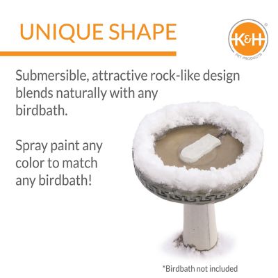 Image showing  Super Ice Eliminator Bird Bath Deicer, 80W, Natural