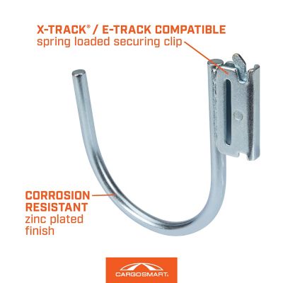 Image showing 5 th CargoSmart 200 lb. Large J-Hook, Zinc-Plated