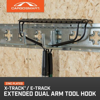 Image showing  Extend Dual Arm Hook, Zinc Plated