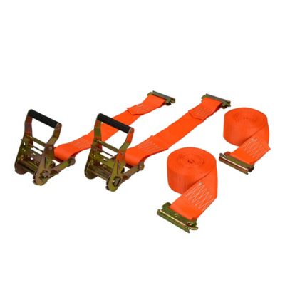 SmartStraps 16 ft. X-Track 1,000 lb. Ratchet Straps, Orange, 2-Pack, 4510