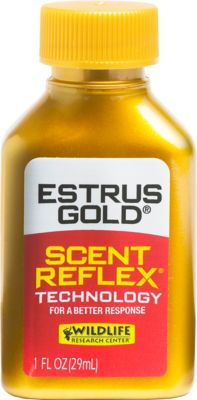 Wildlife Research Center Estrus Gold Deer Attractant, Scent Reflex Technology This Estrus gold is easy to use you just insert the key-wick into the scent bottle and hang the scented key wicks on the branches and then the wind carries the scent to the deers