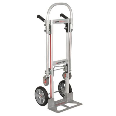 Magliner 500 lb./1,000 lb. Capacity Gemini Jr. Convertible Hand Truck, 10 in. Interlocking Polyurethane Wheels