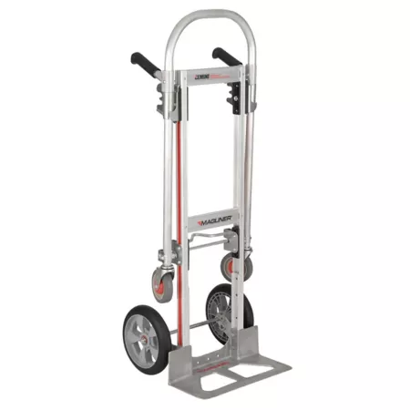 Magliner Gemini Jr Convertible Hand Truck 500 lb/1 000 lb Capacity 10" Interlocking Polyurethane Wheels Hand Trucks