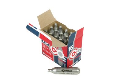 Crosman Powerlet BB Gun 12 g CO2 Cartridges, 15 ct.