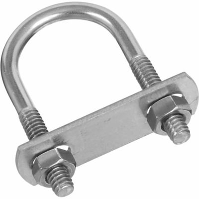 National Hardware 1/4 in. x 1-1/8 in. x 2-1/4 in. Stainless Steel U-Bolts, Stainless Steel