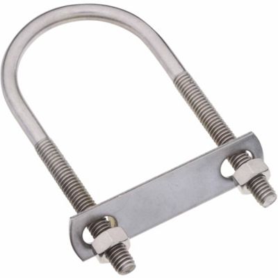 National Hardware 5/16 in. x 2 in. x 4-1/2 in. Stainless Steel U-Bolts, Stainless Steel